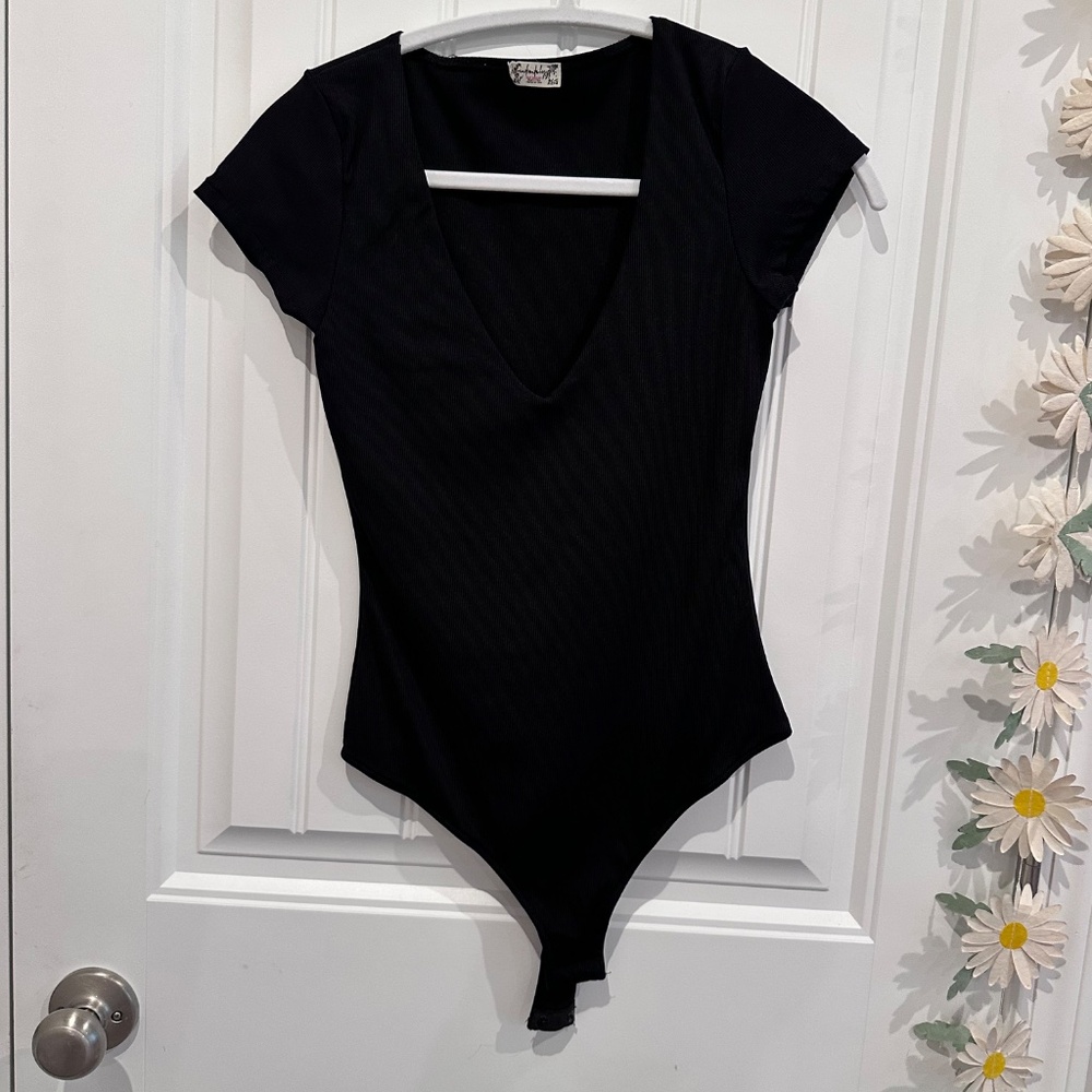 🖤 Free People Black Bodysuit